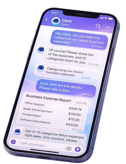 Clerk Chat Interface