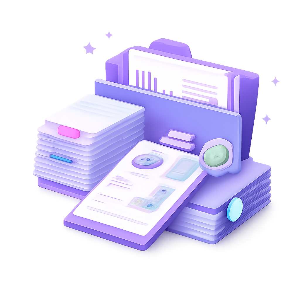 Organized Documents Icon